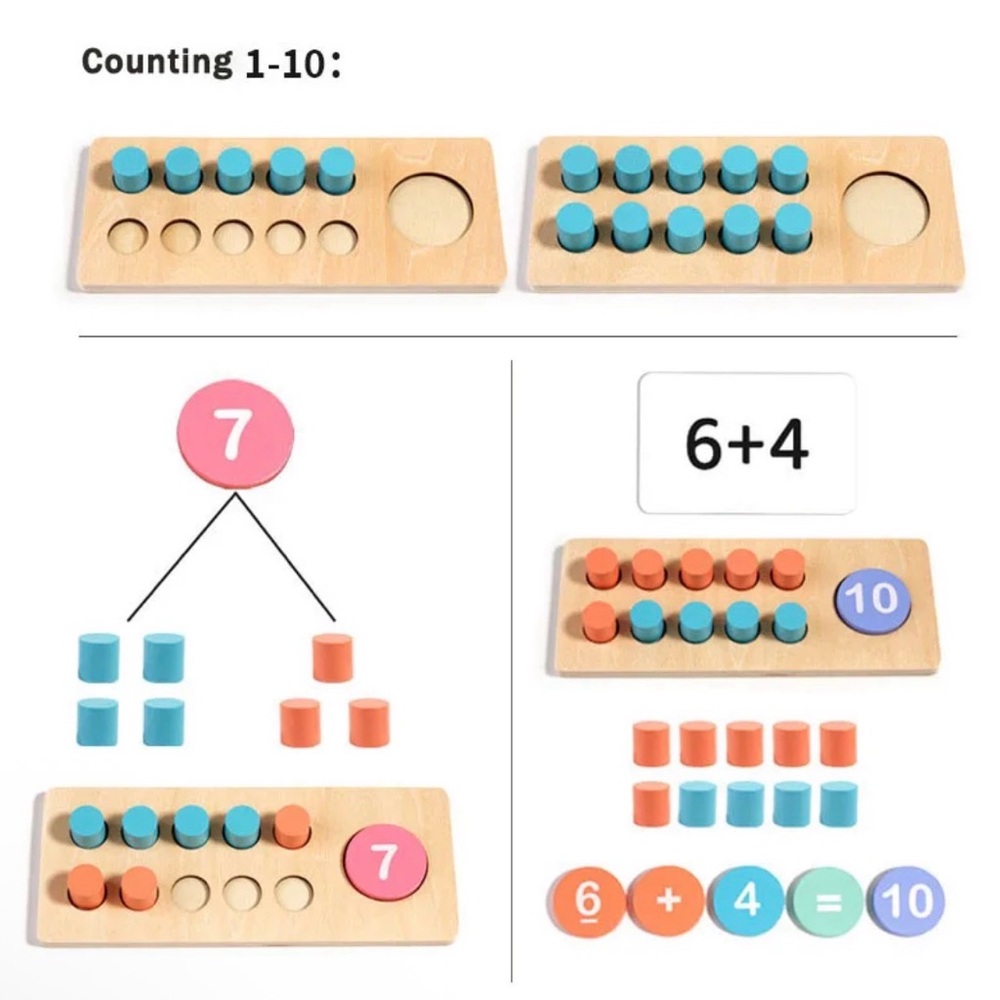 Ten Frame Sets by - Engaging Multicolor Learning Toy - Picture 4 of 9